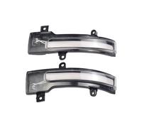 DPIPUBZSZ 2pcs Ala Laterale Indicatore di Direzione Dinamico Luce Specchietto retrovisore for Mitsubishi for Outlander 2013-2020 for Lancer 2016(Crystal)