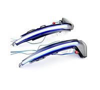 DPIPUBZSZ 2pcs ala laterale specchietto retrovisore indicatore lampeggiante ripetitore di direzione dinamico for Audi A1 8X 2011 2012 2013-2016 2017(Dynamic Blue Yellow)