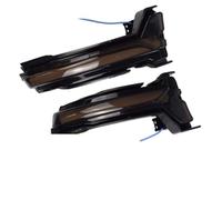 DPIPUBZSZ 2pcs Dinamica Indicatori di Direzione Lampeggiante Sequenziale Specchietto Laterale Indicatore Luce for Ford for La Messa A Fuoco Mk4 Ab Bj 2019-2020(Blue-Yellow)