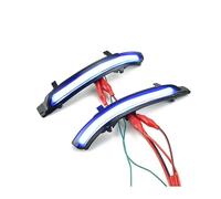 DPIPUBZSZ 2pcs dinamico indicatore di direzione retrovisore lampeggiante lampada sequenziale for Skoda for Octavia MK2 1Z 09-13 Superb B6 3T 08-14 auto(Blue and yellow)