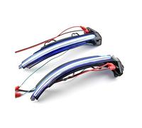 DPIPUBZSZ 2pcs Dinamico Lampeggiante Segnale di Girata for Audi A4 A5 B9 S4 S5 RS5 2017 2018 2019 Specchietto Laterale Luci Indicatore Lampeggiatore(Blue Yellow)