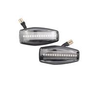 DPIPUBZSZ 2pcs Dinamico Segnale di Girata Indicatore Laterale Della Lampada Che Scorre Acqua Lampeggiante for Hyundai for Elantra for Getz for Sonata XG for terracan Tucson Luce(Dynamic Crystal Type)