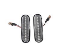 DPIPUBZSZ 2pcs Dynamic Side Marker Light Smoke for Fiat for Stilo for Panda for Punto for Evo for Qubo for Multipla for Linea for Idea for Grande for Doblo(Dynamic Crystal Type)