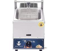 DPLWJPP Deep Fryer Friggitrice A Gas Professionale,Friggitrice in Acciaio Inossidabile,Potenza Fuoco Regolabile,per Cestello per Ristorante Commerciale Famiglia Friggitrice,10L