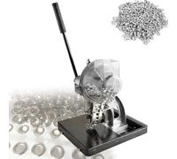 DPLWJPP Macchina for Occhielli Manuale Automatica for Punzonatura di Striscioni in Poliestere Occhiellatrice Foro per Occhielli Punzonatrice e Fissatrice per Applicazioni 6mm