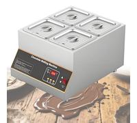 DPLWJPP Melting Chocolate Pot Professional Chocolate Tempering Meccanico Scalda Salsa al Cioccolato Caldo Riscaldatore al Cioccolato Pentola Elettrica di Fusione del Cioccolato,4cylinders