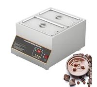 DPLWJPP Miscelatore per Sciogliere Il Cioccolato Caldo Scioglitore di Cioccolato Dispositivo Fusione del Controllo della Temperatura Pentola per Sciogliere Il Temperaggio,2cylinders