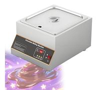DPLWJPP Pentola per Sciogliere Il Cioccolato Macchina per Temperare Il Cioccolato Miscelatore per Sciogliere Il Cioccolato Caldo Macchina per Sciogliere Il Cioccol,1cylinder