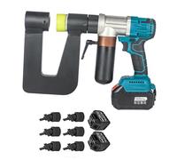 DPLWJPP Punzonatrice Elettrica con profondità di Gola di 150mm Punzonatrice Idraulica Elettrica per Metallo Punzonatura Rapida in 5 Secondi Adatta per L'uso nel Settore Edile