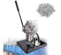 DPLWJPP Punzonatrice Fissatrice per Occhielli Macchina for Occhielli Semiautomatica Portatile Macchina di Fissaggio Semiautomatica con Occhielli per Applicazioni su Striscioni 6mm