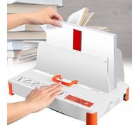 DPLWJPP Rilegatrice Colla A Caldo,Rilegatrice Elettronica Colla Caldo,Spessore Rilegatura 1-50 Mm,Riscaldamento in Ceramica PTC,Standby Automatico Se Non Utilizzato per 30 Minuti