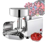 DPLWJPP Spremitore Elettrico Passata di Pomodoro E Marmellate Passapomodoro Elettrico Spremiagrumi per Marmellate E Salse,Acciaio Inossidabile,per Conservare Purea Pomodoro,110V