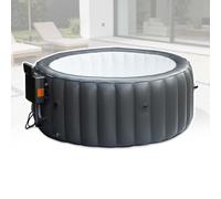 DPLWJPP Vasca Idromassaggio Gonfiabile per 2-3 Persone da Esterno Grey