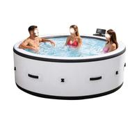 DPLWJPP Vasca Idromassaggio Gonfiabile per 2-3 Persone da Esterno White