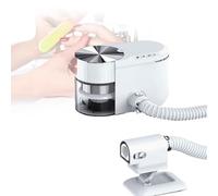 DPLXQPP Aspiratore Polveri per Unghie,Aspirazione Professionale 1.5kpa,Silenzioso Come Un Sussurro,Design Ergonomico Bianco