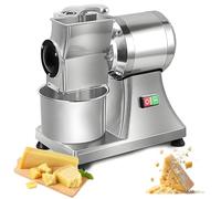 DPLXQPP Grattugia Elettrica Professionale 550w per Formaggio,Macchina per Parmesan,Pane,Noci E Cioccolato,40kg/H,Lama Acciaio Inox 304,Sicurezza con Protezione