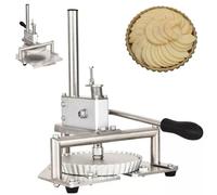 DPLXQPP Pressa per Impasto Multifunzionale, Macchina 2-in-1 per Croste di Torte E Pasta Sfoglia,Include Stampo in Lega di Alluminio+cassetto,Pressa Verticale a Ingranaggi per Pizza/Pasta M160