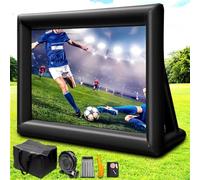 DPLXQPP Schermo Cinema Mobile Professionale,Il più Grande Modello Gonfiabile,per Eventi Pubblici E Pubblicitari,Tessuto Oxford Resistente,Ideale per Giardini,Camping Ed Eventi 16ft