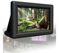 DPLXQPP Schermo Cinematografico Gonfiabile (7.3m) per Esterni,Proiezione Anteriore/Posteriore 16:9,Tessuto Oxford Resistente,Ideale per Giardini,Camping Ed Eventi 24ft