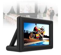DPLXQPP Schermo Proiezione Gonfiabile(6.1m) da Esterno,Sistema Portatile Completo con Borsa Trasporto,Montaggio Rapido in 4 Minuti,per Cinema Drive-in,Matrimoni E Feste in Piscina 16ft