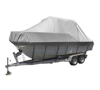 DPLXQPP Telo Copri Barca, 210D/420D/600D Copertura Impermeabile Durevole Barche per Barche all Season Marine Dispositivo di Protezione per Esterni,Adatto per V-Hull,Tri-Hull,210D-17to19FT/600 * 230cm