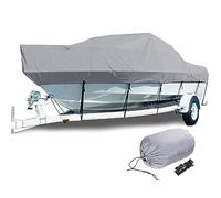 DPLXQPP Telo Copri Barca, 210D/420D/600D Copertura Impermeabile Durevole Barche per Barche all Season Marine Dispositivo di Protezione per Esterni,Adatto per V-Hull,Tri-Hull,600D-20to22FT/700 * 254cm