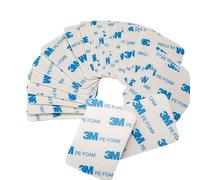 Dpm tapes - 1600T Sticker Biadesivi per interni ed esterni, impermeabile, Montaggio per oggetti, in Schiuma PE, fissaggio oggetti, quadri, applicazioni permanenti - 25 mm x 50 mm (40 pezzi)