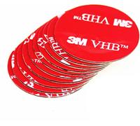 Dpm tapes - 3M VHB GPH-110GF, 15 Dischetti Tondi da Nastro Biadesivo Extra Forte, Diametro 25 mm x 1,1 mm, per Auto, Dashcam e Accessori