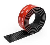 Dpm tapes - Dual Lock SJ3870, 1 striscia adesiva fissaggio Auto, Dashcam, Go Pro, Supporto Pagamento Pedaggio, chiusura a pressione, prodotto altamente adesivo, Nero (25,4 mm x 1 m)