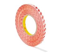 Dpm Tapes - Nastro Biadesivo GPT Trasparente in PET 0,21 mm, Adesione Elevata su Metallo, ABS, PC, PP e Vetro, Resistente a UV e Calore, 9 mm x 50 m