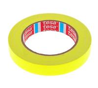 Dpm tapes - tesa 4671 Nastro Telato Gaffer Fluorescente, Scrivibile, Strappabile a Mano e Rimovibile, per Cavi, Palco e Allestimenti - Giallo Fluo, 19 mm x 25 m