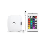 DPNABQOOQ Controller for Strisce Luminose RGB Colorate Wi-Fi con Telecomando a 24 Tasti, Multifunzione, a Doppia Testa LED DC12-24V(Ir 24 Key WiFi)