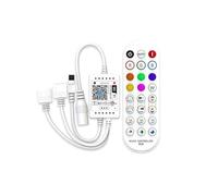 DPNABQOOQ Controller for Strisce Luminose RGB Colorate Wi-Fi con Telecomando a 24 Tasti, Multifunzione, a Doppia Testa LED DC12-24V(IR 24 Key WiFi RGB)