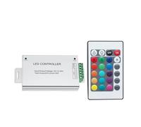 DPNABQOOQ Controller LED DC12V-24V 24 Tasti 44 Tasti Telecomando a infrarossi Modulo Striscia Luminosa RGB a Colori Dimmer 12A 24A(24key,24A)