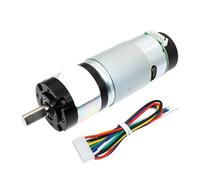 DPNABQOOQ Motoriduttore planetario CHP-36GP-555-ABHL con encoder, alta coppia nel motore CC con coperchio posteriore(DC 24V,Rapporto 14)