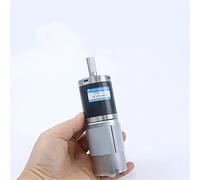 DPNABQOOQ Motoriduttore planetario DC 42 mm, coppia elevata, 12 V-24 V, velocità regolabile, in senso orario/antiorario, for elettrodomestici 42GP-775(24VMotor and Bracket,185RPM)