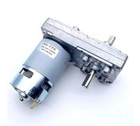 DPNABQOOQ Potente motoriduttore a doppio asse FC-755/775 DC 3V-30V coppia motoriduttore 6V 12V 24V 2.3RPM-750RPM (Rated 24V,54rpm)