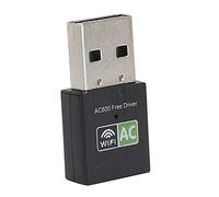 Dpofirs 802.11a/b/g/n/AC Scheda di Rete Adattatore Wireless Dual Band USB per Trasmissione Nera da 600 Mbps