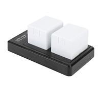 Dpofirs A 1 2 batterie Ricaricabili e Doppia Stazione di Ricarica, Compatibile con PRO PRO 2 (VMA4400) 2440 mAh
