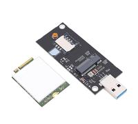 Dpofirs Adattatore Compact Key-B M.2 NGFF da WWAN a USB 3.0 per Scheda di Rete 4G LTE, Ideale per Testare Moduli Wireless, Include Viti e Cacciavite