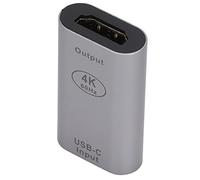 Dpofirs Adattatore di Interfaccia Multimediale da Tipo C a HD, Convertitore Video 4K 60Hz, Cavo di Interfaccia Multimediale da USB C a HD con Guscio in Alluminio, con Trasmissione e Video, per