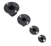 Dpofirs Adattatore Socket a Basso Profilo Impatto Set 4 Pezzi | 1/4 "-3/8" -1/2 "-3/" in Acciaio Al Carbonio, Design Magnetico e Impilabile per la Chiave a Cricchetto e il Trapano