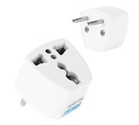 Dpofirs Adattatore Universale per Presa di Corrente, Convertitore da Viaggio US UK AU a EU con Design Leggero, per Elettrodomestici Nei Paesi Europei