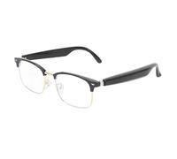 Dpofirs AI Translation Smart Glasses for Women Men, Translator Glasses with App, Support Music & Call, per Viaggi, Incontro, Guida, Ciclismo All'aperto (Gold)
