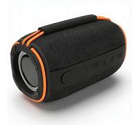 Dpofirs Altoparlante Bluetooth, Altoparlante Portatile da Esterno Portatile Resistente All'acqua con Luci Colorate, Supporto Scheda TF da 64 GB, Super Bass, per Feste in Piscina Sulla