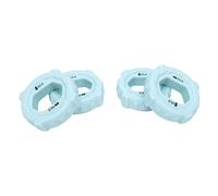 Dpofirs Anelli per Allenare la Forza della Presa, 4 Pezzi Anelli in Silicone per Esercizi per le delle Mani per Uomini e Donne con Superficie Strutturata per Allenamento di Resistenza, Esercizi per le