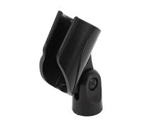 Dpofirs Angolo Regolabile, Clamp/Holder per Microfono Wireless, Supporto Antiurto, Testa del Morsetto, Morsetto a Forma di U per Microfono da 25-30 Mm, Supporto Stabile per Performance Dal Vivo