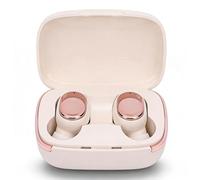 Dpofirs Auricolari Wireless, Auricolari Wireless Bluetooth 5.6 con Chiamate Chiare Riduzione del Rumore Display della Batteria in Tempo Reale Tempo di Chiamata 3 Ore, per Telefono Sportivo (Bianco