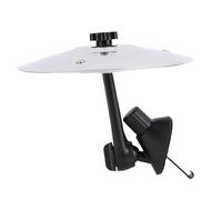 Dpofirs Auto per Cymbal Air Vent, Auto Cymbal Air Vent, Piccolo Piatto da Crash per il Cruscotto per, Tamburo Divertenti per il Cruscotto per Alleviare lo Stress (SILVER)