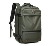 Dpofirs Backpack da Viaggio per Vuoto Vuoto, Zaino Vacpack Espandibile 60L, con Blocco, Adattamento da 17 Pollici, Borsa per Compressione, per attività di Volo (OD Green)